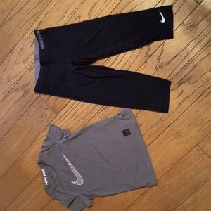 Boys Nike Compression Wear Bundle Size XS
